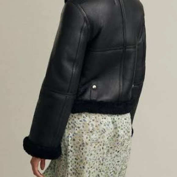 Acne Studios Shearling moto jacket - Picture 7 of 10